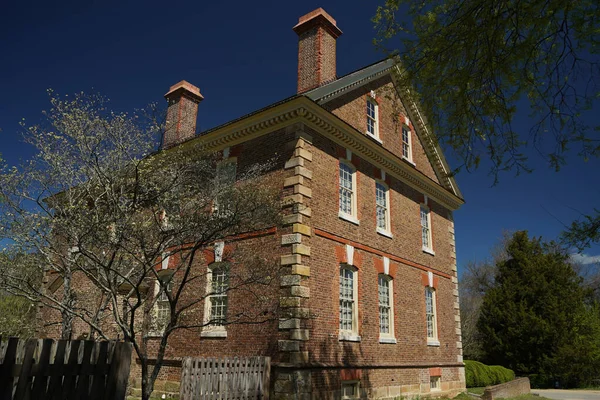 Yorktown Virginia Usa Historiska Hus Detalj — Stockfoto