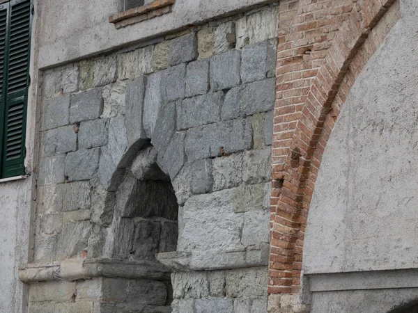 Stare Noli Średniowieczne Miasteczko Liguria Italiy — Zdjęcie stockowe