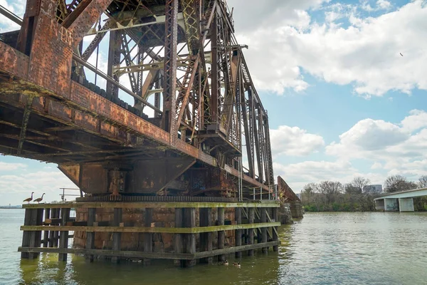 Long Bridge View Cruise Potomac River Washignton Річковому Водяному Таксі — стокове фото