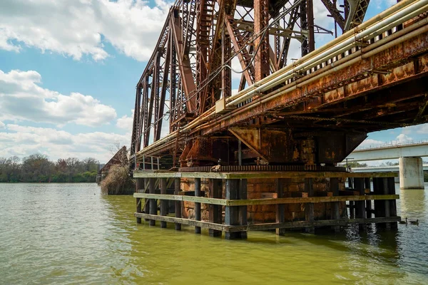 Long Bridge Vista Desde Crucero Río Potomac Washignton Taxi Acuático —  Fotos de Stock
