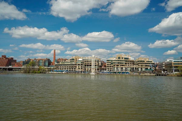 Georgetown View Cruise Potomac River Washignton Riverboat Water Taxi — Stock Photo, Image