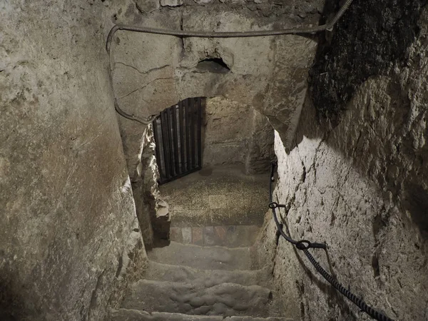 Catacombs Air Bomb Shelter World War Church San Filippo Apostolo — стоковое фото