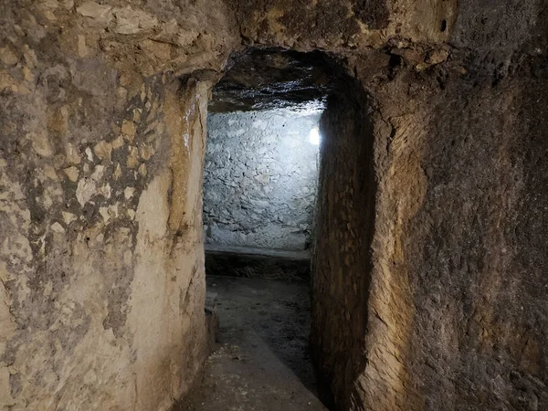 Catacombs Air Bomb Shelter World War Church San Filippo Apostolo — стоковое фото