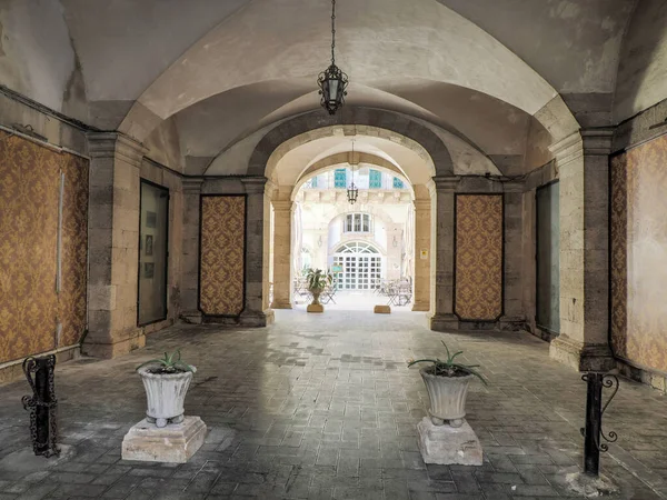 Ortigia Syracuse Edificios Antiguos Vista Calle Día Soleado Sicilia Italia —  Fotos de Stock