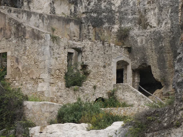 Αυτί Διόνυσου Και Σπήλαιο Του Νυμφαίου Grotta Del Naspio Τεχνητό — Φωτογραφία Αρχείου