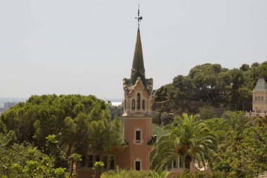 Barselona Parkı Guell İspanya Şatosu
