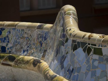 Barselona Park Guell İspanya Gaudi başyapıtının detayları