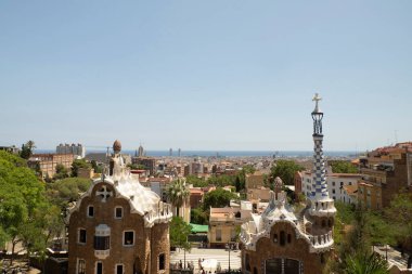 Barselona Parkı Guell İspanya Şatosu