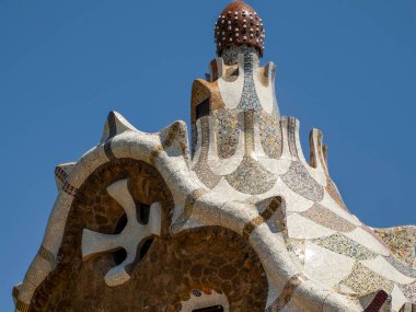 Barselona Parkı Guell İspanya Şatosu