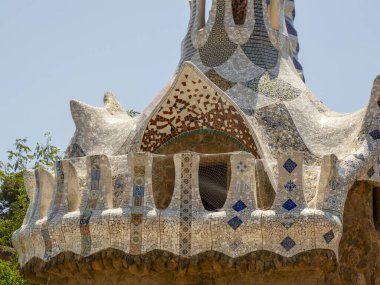 Barselona Parkı Guell İspanya Şatosu