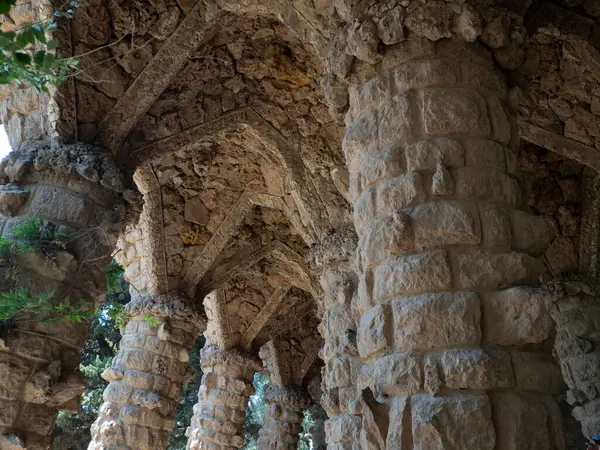 Barcelona Parque Guell Espanha Gaudi Obra Prima — Fotografia de Stock