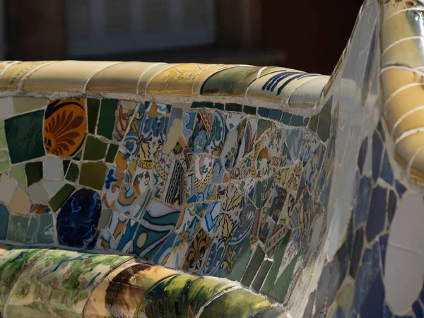 Barselona Park Guell İspanya Gaudi başyapıtının detayları