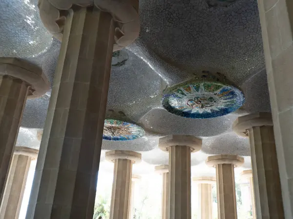 Chef Œuvre Barcelona Park Guell Spain Gaudi — Photo