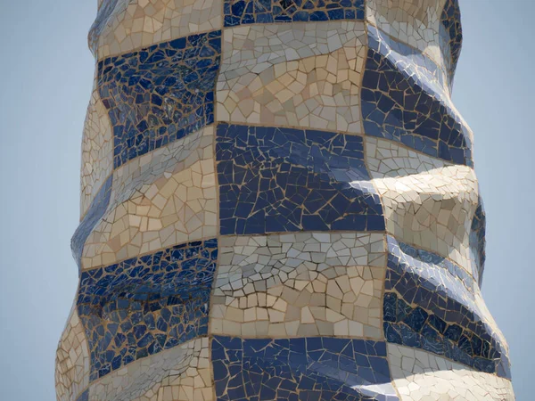 Parque Barcelona Guell España Gaudí Obra Maestra — Foto de Stock