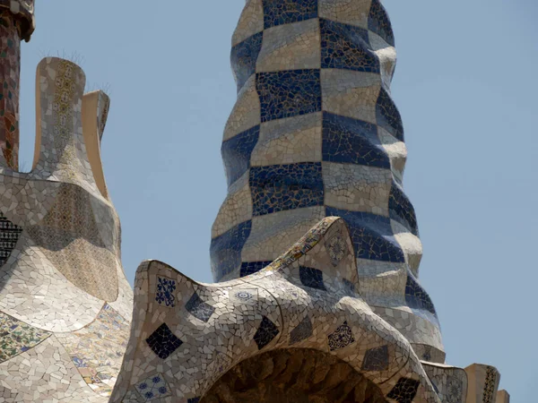 Barcelona Park Guell Spain Gaudi Masterpiece — Stock Photo, Image