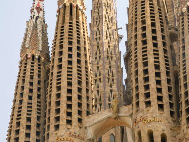 Sagrada familia barcelona İspanya yapım aşamasında