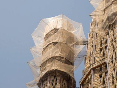 Sagrada familia barcelona İspanya yapım aşamasında