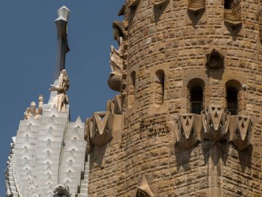 Sagrada familia barcelona İspanya yapım aşamasında