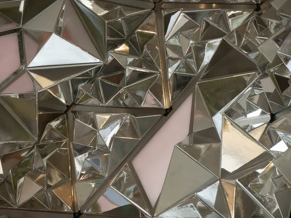 Stora Kristaller Bakgrund Abstrakt Struktur Detalj — Stockfoto