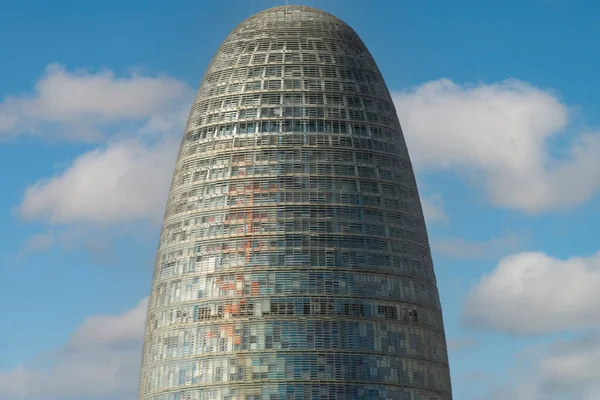 Barcelona Agbar Tour Torre Gloires Détail Espagne — Photo