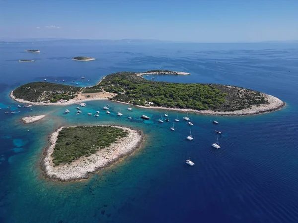 Isla Vis Lissa Italiana Isla Croacia Mar Adriático Isla Más —  Fotos de Stock