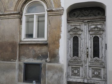 Zagreb 'deki eski kapı Hırvatistan mimari kent binası