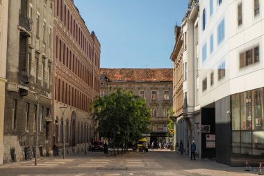 eski Zagreb kasabası Hırvat mimari kent binası