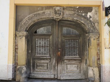 Zagreb 'deki eski kapı Hırvatistan mimari kent binası