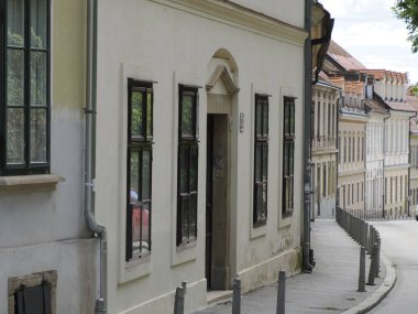 eski Zagreb kasabası Hırvat mimari kent binası