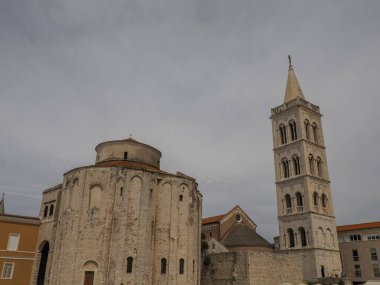 Zadar Şehri Hırvat Ortaçağ Kasabası