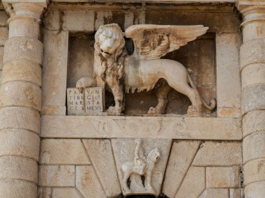 Zadar Şehri Hırvat Ortaçağ Kasabası