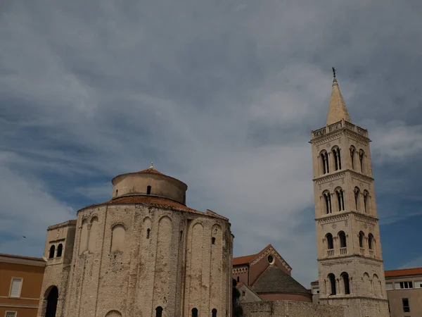 Zadar Şehri Hırvat Ortaçağ Kasabası