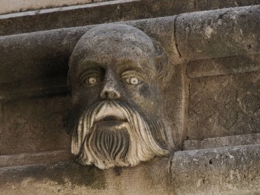 Sibenik 'teki St. James Katedrali, Hırvatistan' daki detay ve dünya mirası sahası