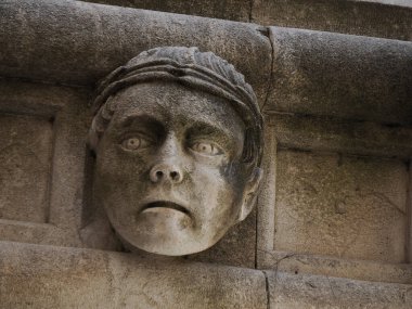 Sibenik 'teki St. James Katedrali, Hırvatistan' daki detay ve dünya mirası sahası