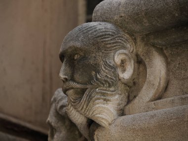 Sibenik 'teki St. James Katedrali, Hırvatistan' daki detay ve dünya mirası sahası