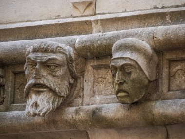 Sibenik 'teki St. James Katedrali, Hırvatistan' daki detay ve dünya mirası sahası
