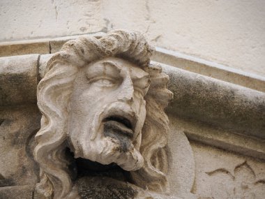 Sibenik 'teki St. James Katedrali, Hırvatistan' daki detay ve dünya mirası sahası