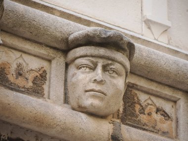 Sibenik 'teki St. James Katedrali, Hırvatistan' daki detay ve dünya mirası sahası