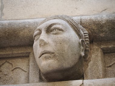 Sibenik 'teki St. James Katedrali, Hırvatistan' daki detay ve dünya mirası sahası