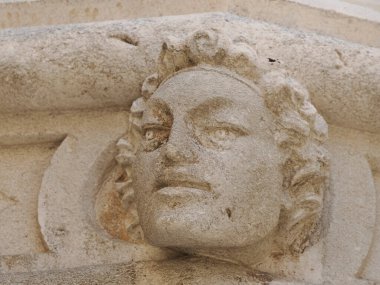 Sibenik 'teki St. James Katedrali, Hırvatistan' daki detay ve dünya mirası sahası