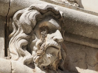 Sibenik 'teki St. James Katedrali, Hırvatistan' daki detay ve dünya mirası sahası