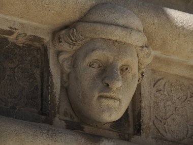 Sibenik 'teki St. James Katedrali, Hırvatistan' daki detay ve dünya mirası sahası