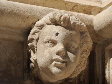 Sibenik 'teki St. James Katedrali, Hırvatistan' daki detay ve dünya mirası sahası