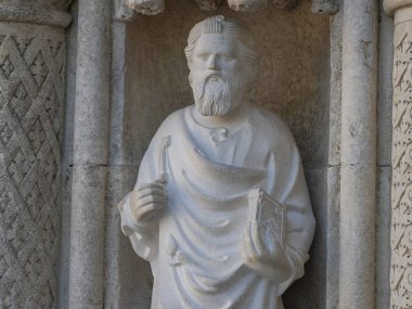 Sibenik 'teki St. James Katedrali, Hırvatistan' daki detay ve dünya mirası sahası