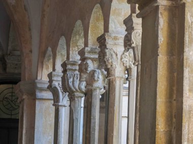 Dubrovnik Hırvat Ortaçağ kasabasındaki Fransisken Kilisesi ve Manastırı
