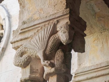 Dubrovnik Hırvat Ortaçağ kasabasındaki Fransisken Kilisesi ve Manastırı