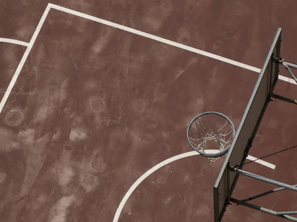 杜布罗夫尼克克罗地亚中世纪城镇篮球场空中俯瞰 — 图库照片