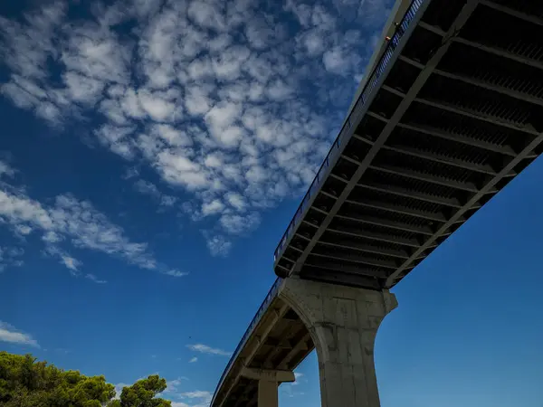 Híd Ugljan Sziget Előtt Zadar Szigetcsoport Szigetek Kornati Szigetcsoport Nemzeti — Stock Fotó