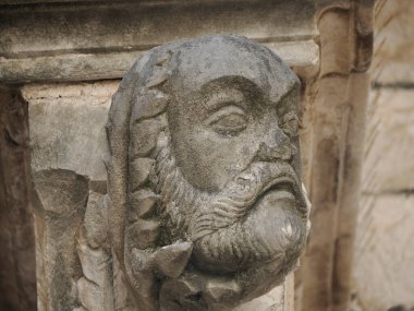 Dalmaçya 'nın ortaçağ kasabası Dalmaçya' nın Loggia 'sı Hırvatistan UNESCO Dünya Mirası Alanı Eski Şehir ve bina ayrıntıları.