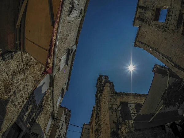 달마티아의 트로기르 크로아티아 유네스코 — 스톡 사진